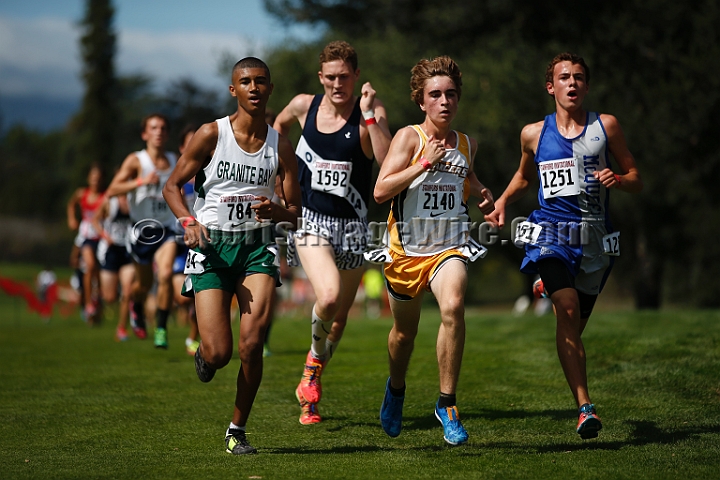 2014StanfordSeededBoys-528.JPG - Seeded boys race at the Stanford Invitational, September 27, Stanford Golf Course, Stanford, California.